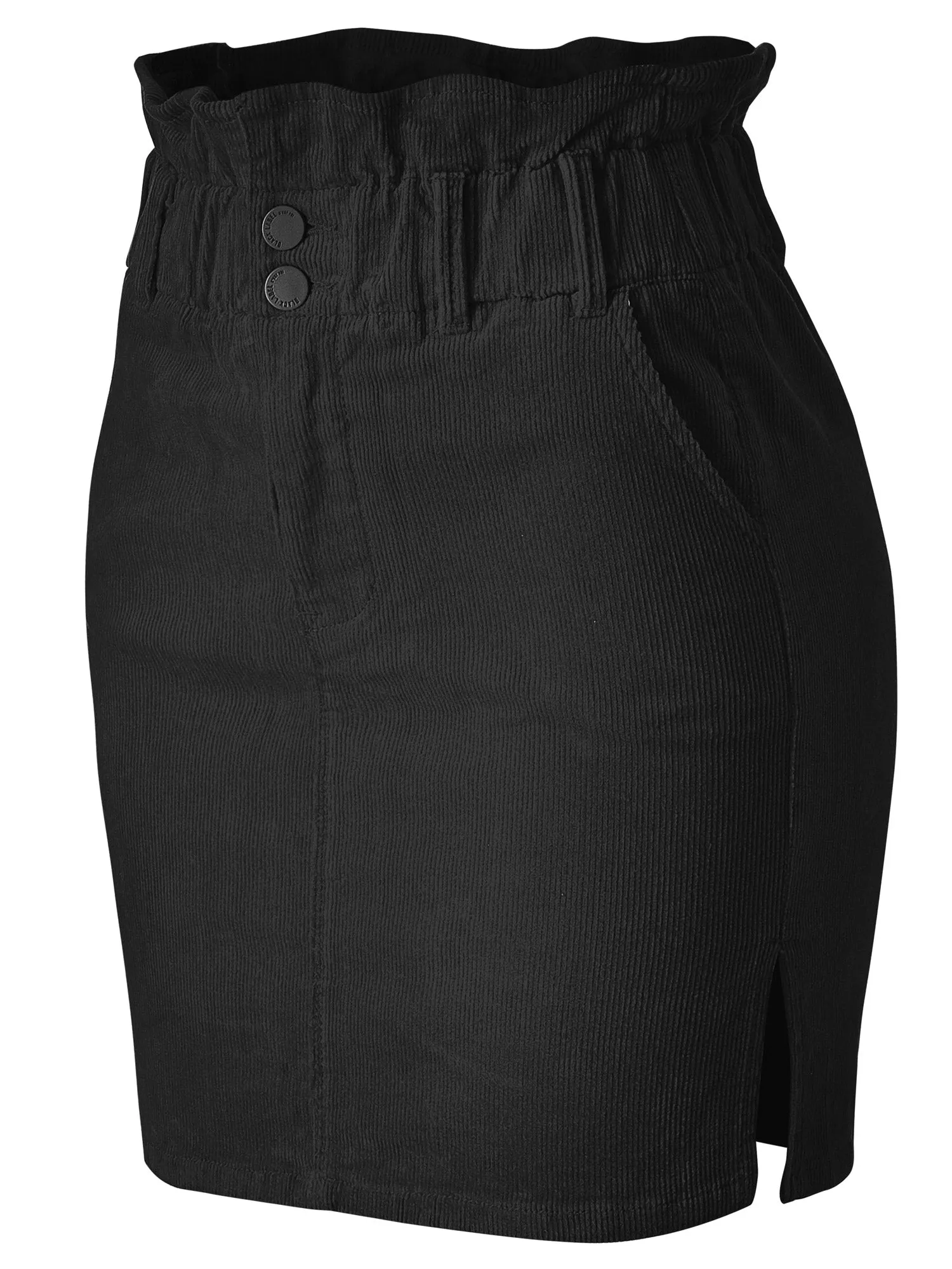 Women's Corduroy Mini Skirt (FWS1146)