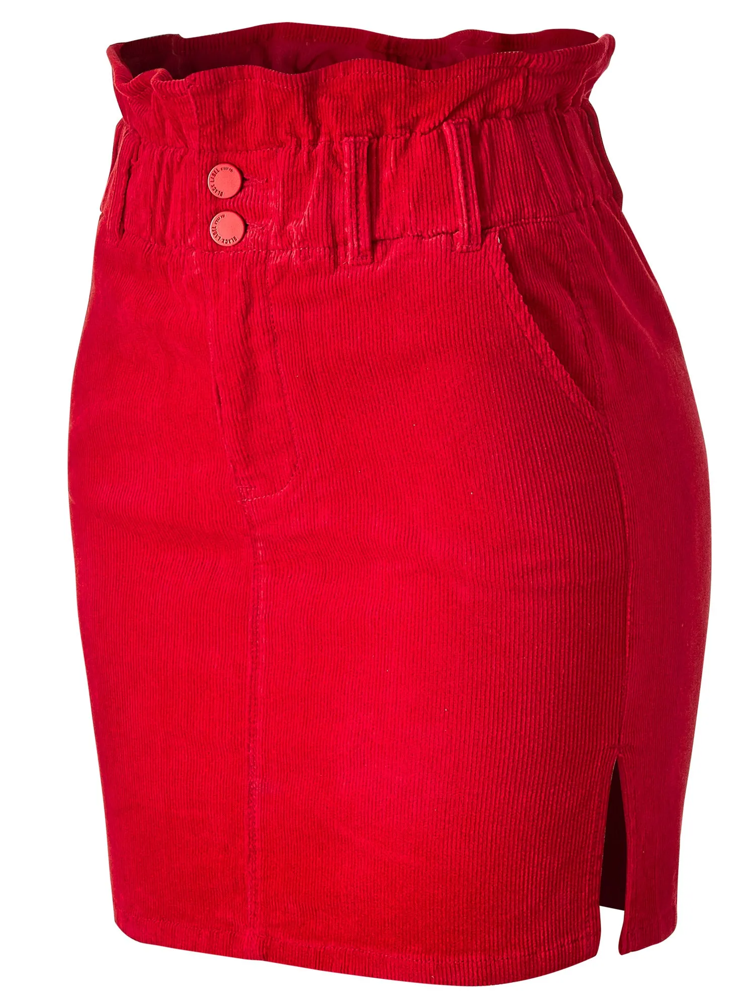 Women's Corduroy Mini Skirt (FWS1146)