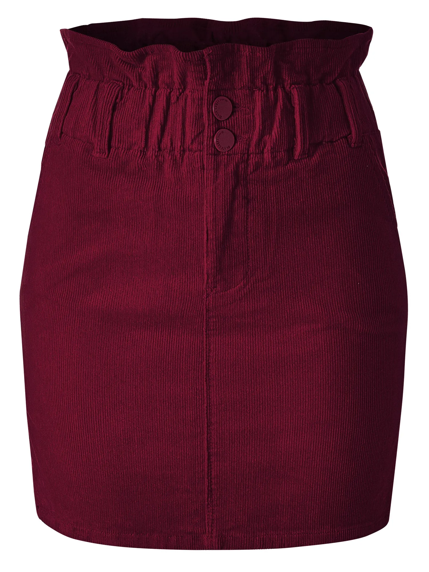 Women's Corduroy Mini Skirt (FWS1146)