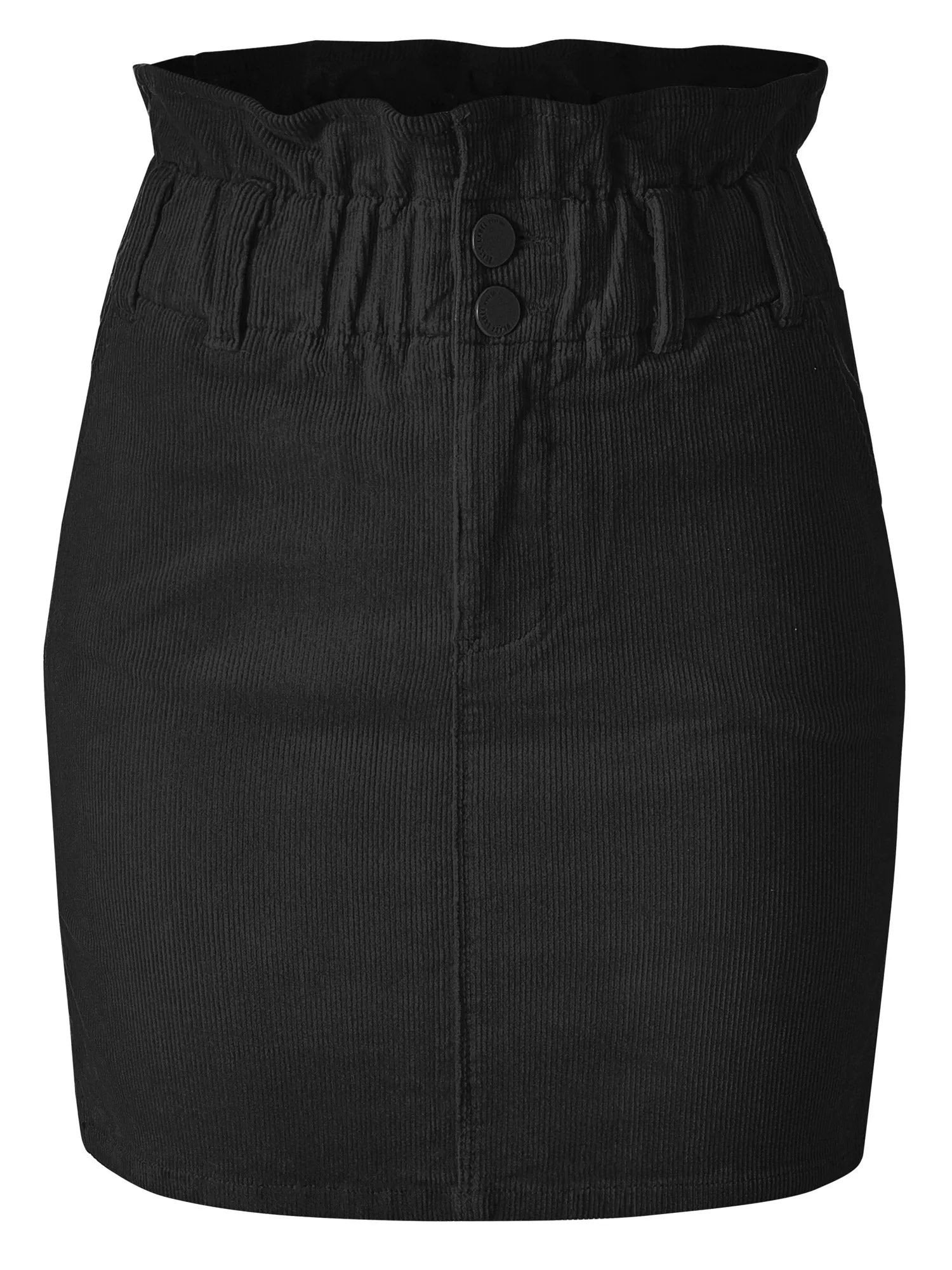 Women's Corduroy Mini Skirt (FWS1146)