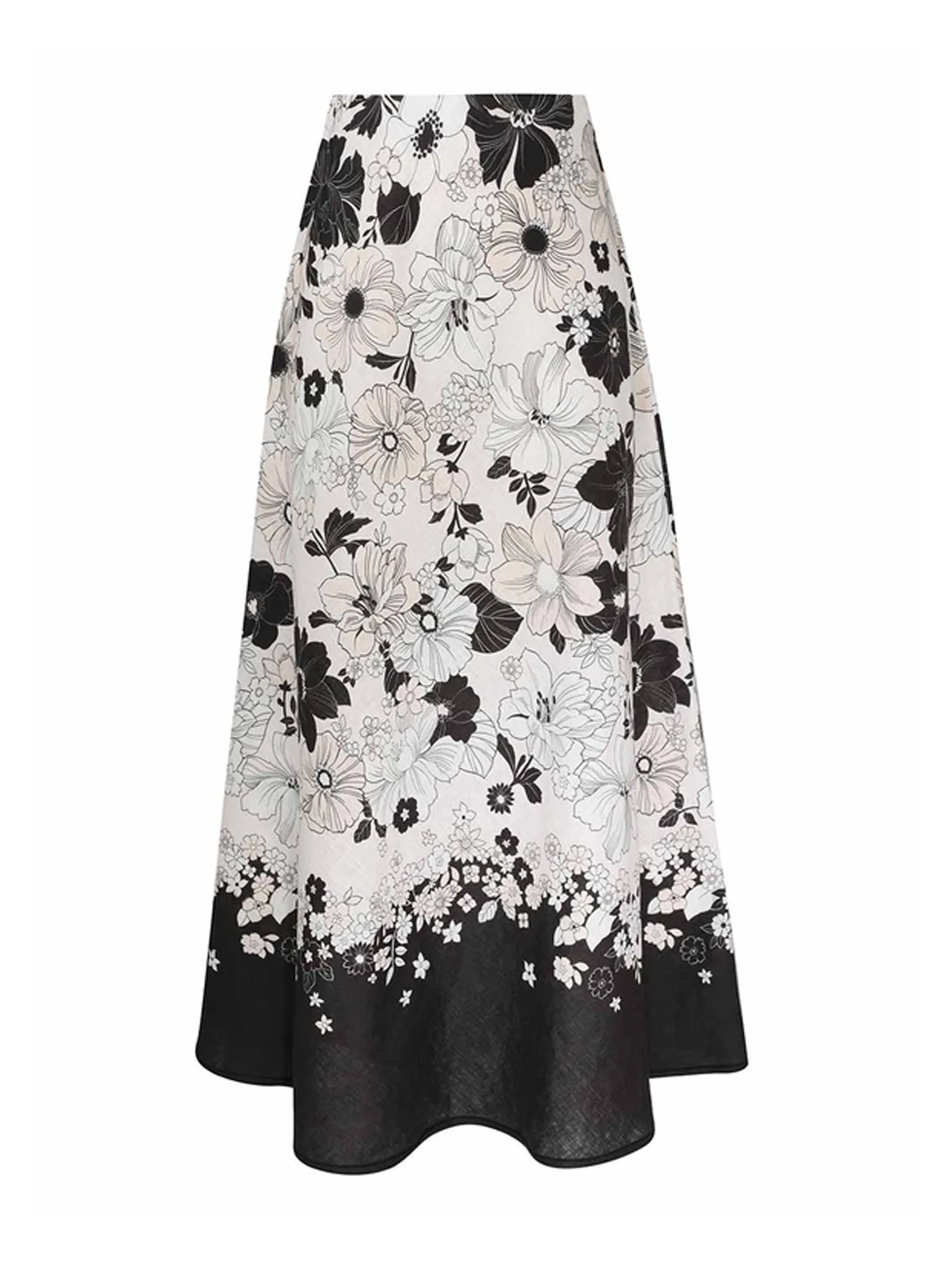 Zimmermann Pop Bias Midi Skirt